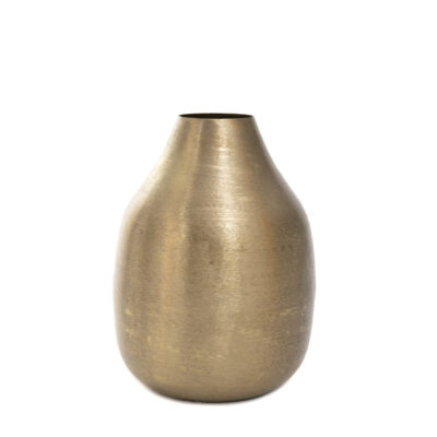 Vase | GIRONA | metal gold | 15x15x21 cm | 863542