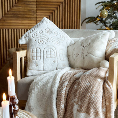 Cushion | BALAY | gold house | 40x45cm | 866055