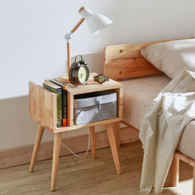 Bedside table | SINAR | natural | 40x30x51 cm | 871141