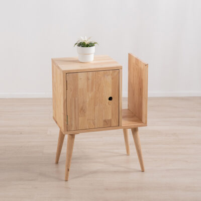 Bedside table | SINAR | natural | 50x30x66.5 cm | 871158