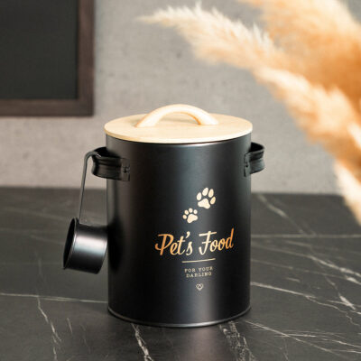 DINGO | pet food container black | 20x16 cm | 872919