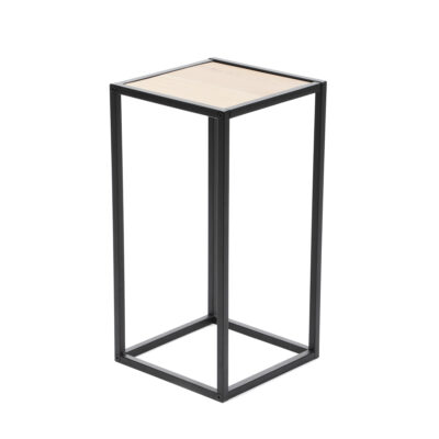 Клумба | ROH | металл черный | 23x23x45 см | 876719