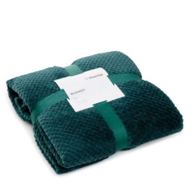 Blanket | NOAH | rice grains green | 150x200 cm | 878454