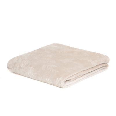 Blanket | MIRIMO | in beige branches | 150x200 cm | 878478