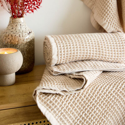 Towel | VAFFEL | beige | 100x150 cm | 888422