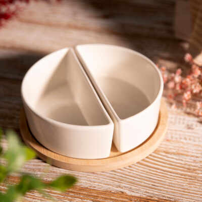 Set | FINCAN | 2 bowls with saucer | 20.5x7 cm | 893679