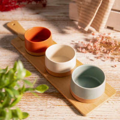 Bowl set | COMIDA | with saucer | 48x12 cm | 893747