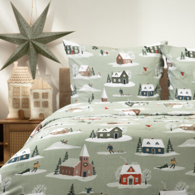 Bedding | FROLIC | cotton with Christmas pattern | 140x200 + 1*70x80 cm | 700170