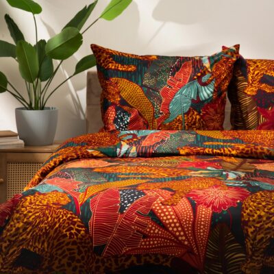 KELLIE | Тигровое постельное белье из микрофибры | 220x200 см | 701627