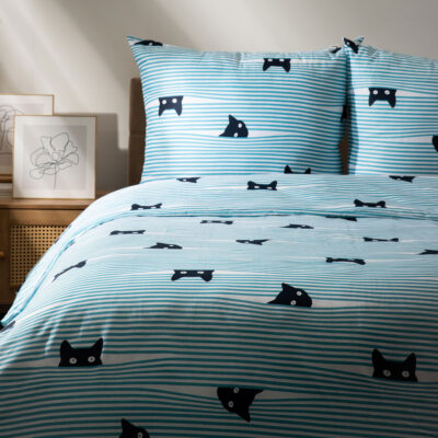 Bedding | SIRIUS | cotton in cats | 160x200 cm | 701740