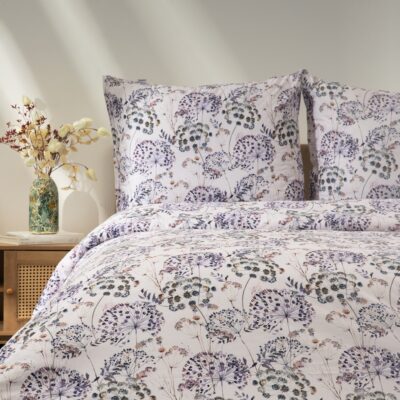 Bedding | LORRET | microfibre beige floral | 140x200 + 1*70x80 cm | 702143