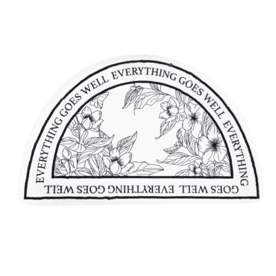 Bathroom rug | PUELLA | microfibre semi-circular | 50x80 cm | 703959