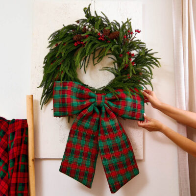 Галстук-бабочка | BOWE | клетчатый большой | 60 см | 711077