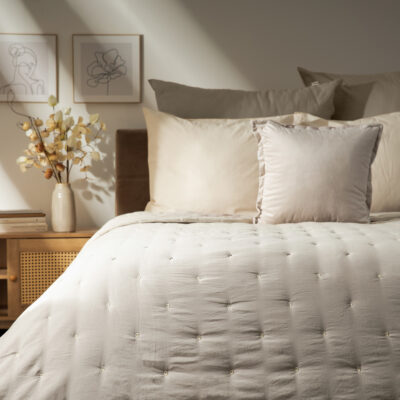 Quilted beige | Quilt | 200x220 cm | 715662