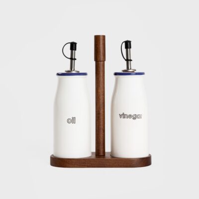 Oil Set | MODERN | and Vinaigrette on Tray 2 pcs | 17x21.5 cm | 722233