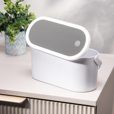 Зеркало | MILANO | LED с контейнером для косметики | 23,5x10,4x11,6 см | 726064