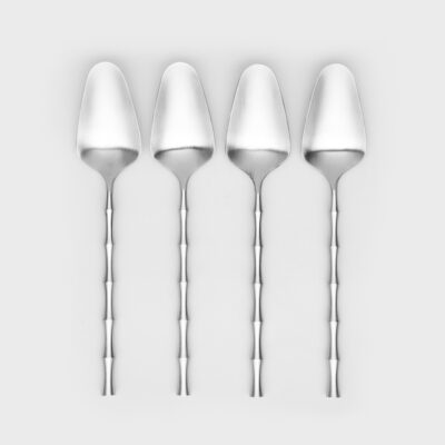 Set of spoons | NINGBO | matt silver | 4 pcs. | 727030