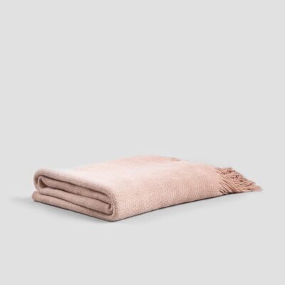 Blanket | FINNS | ombre soft beige with fringes | 130x170 cm | 727900