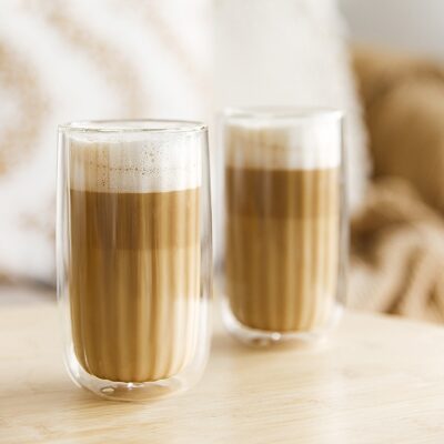 Set of glasses | CEMBRA GROOVE | with double wall | 350ml | 732348