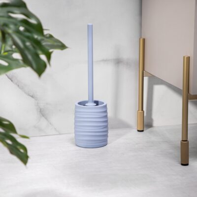 TORUS toilet brush with embossing blue | 10.2x10.2x36.5 cm | 733680