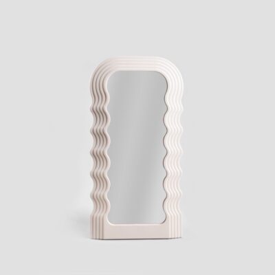 Зеркало | COSIMO | в неровной раме цвета экрю | 70x37x3,3 см | 735240