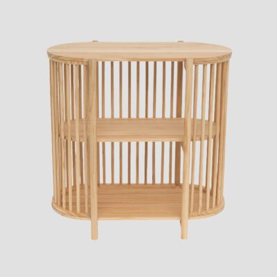 Книжный шкаф | SENSUS | деревянный натуральный | 80x45x80 см | 739378