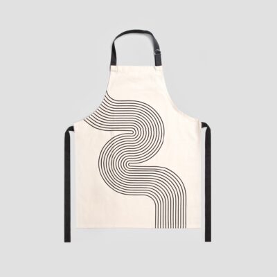 Кухонный фартук | CAREM | с черным рисунком | 60x80 см | 740879