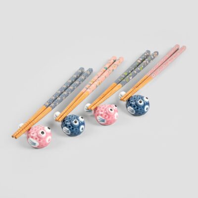 Set | KIOTO | sushi chopsticks with saucers | 8 el | 742941