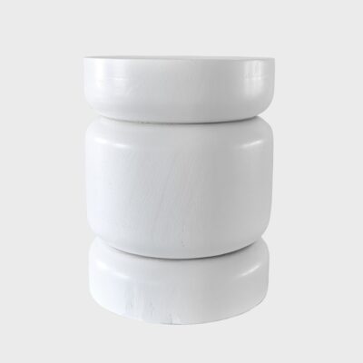 Кофейный столик | NIGRUM | деревянный белый | 32x32x40 см | 744273