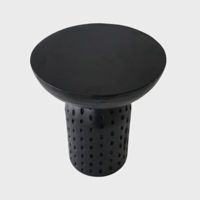 Кофейный столик | CHARME | деревянный черный | 37x37x42 см | 744280