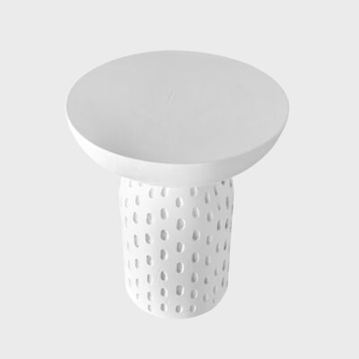 Кофейный столик | CHARME | деревянный белый | 37x37x42 см | 744297