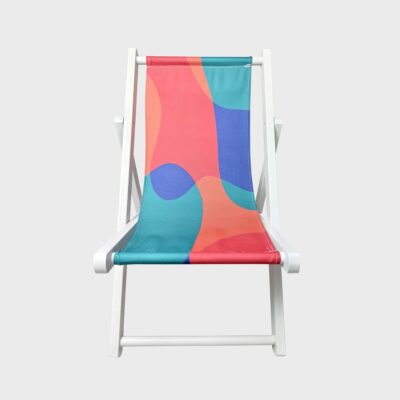 Шезлонг | COLOR FIESTA | деревянный мини белый | 42x58.5x52.5 | 744679