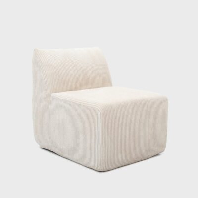 Fotel modułowy | SVELA | beżowy sztruksowy | 59,5x80x62 cm | 746758