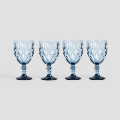 Set of glasses | LUNNA | blue 4 pieces | 0.34 l | 747649