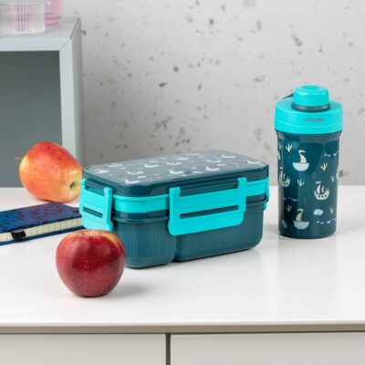 Lunchbox set | B2 CAIRO | navy blue with mug | 1.8l + 0.5l | 748875