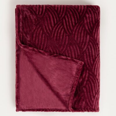 Blanket | EMBER | burgundy pattern | 150x200 CM | 749674