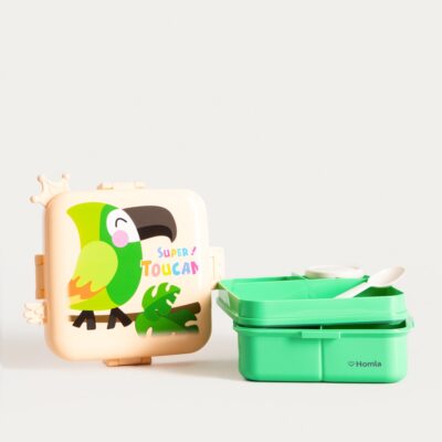 Ланч-бокс | PETPACK | крем с туканом | 1590 мл+70 мл | 750113