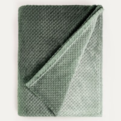 Blanket | GALEN | thick green with ombre effect | 150x200 cm | 750557