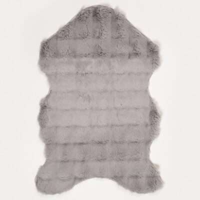 Rug | ALDER | faux fur grey | 60x90 cm | 751233