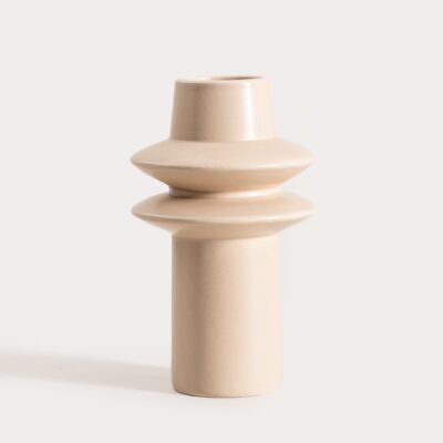 Vase | SONLUNE | ceramic beige | 22x12.7 cm | 751462