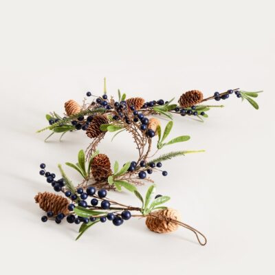 Girlanda | TUNDRA | z szyszkami i głogiem | 120 cm | 752766