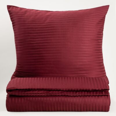 Bedding | AGNES | satin jacquard burgundy | 160x200 + 2*70x80 cm | 756443