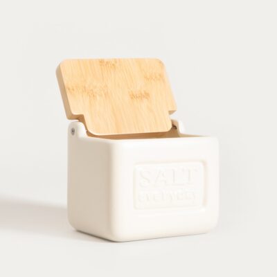 Pojemnik | SYLAN | na sól śmietankowy | 12x11 cm | 757396