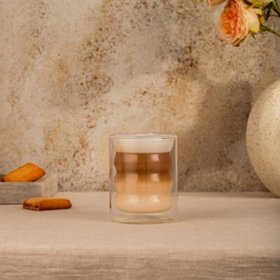 Set of glasses | CEMBRA BUBBLY | with double wall, 2 pieces | 0.25 l | 758003