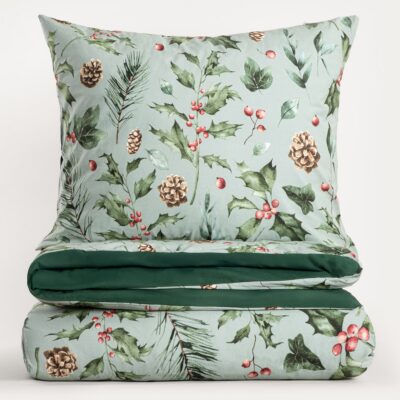 Duvet | AURORA | cotton in festive pattern | 160x200 + 2*70x80 cm | 758638