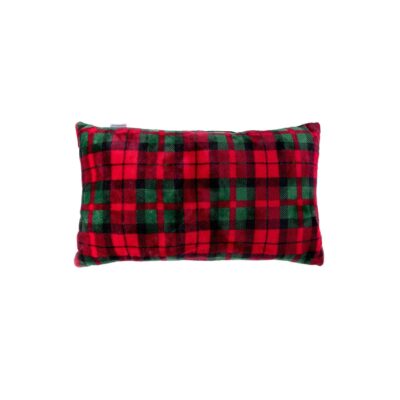 Cushion | TARTAN | with sherpa | 30X50 cm | 709296