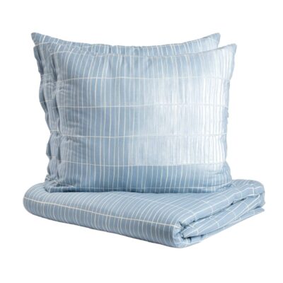 Bedding | GRILA | cotton blue checkered | 160x200 + 2*70x80 cm | 729362