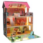 Domek-dla-lalek-drewniany-Lulilo-Gardeno-z-ogrodkiem-mebelki-70cm-rozowy-LED-176187