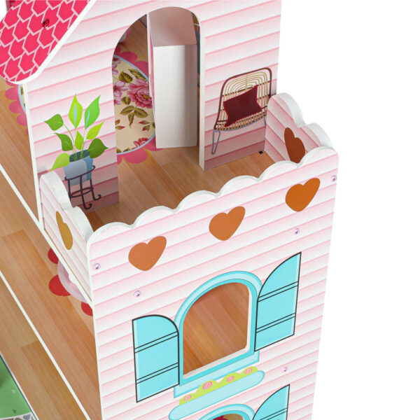 Domek-dla-lalek-drewniany-Lulilo-Gardeno-z-ogrodkiem-mebelki-70cm-rozowy-LED-176191 Domek-dla-lalek-drewniany-Lulilo-Gardeno-z-ogrodkiem-mebelki-70cm-rozowy-LED-176191