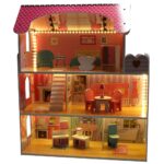 Domek-dla-lalek-drewniany-MDF-mebelki-70cm-rozowy-LED-176475